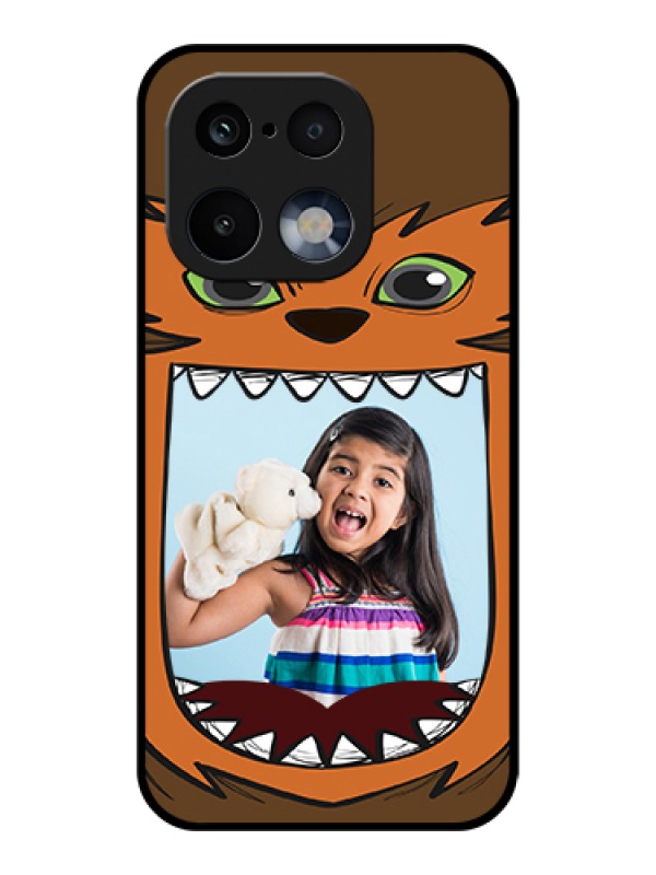 Custom Realme 16 Pro 5G Custom Glass Phone Case - Owl Monster Back Case Design