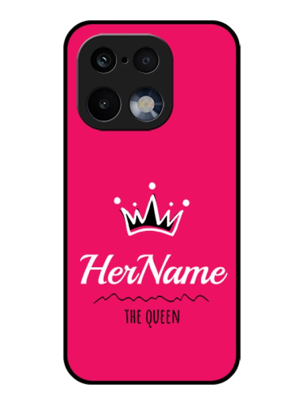 Custom Realme 16 Pro 5G Custom Glass Phone Case - Queen With Name Design