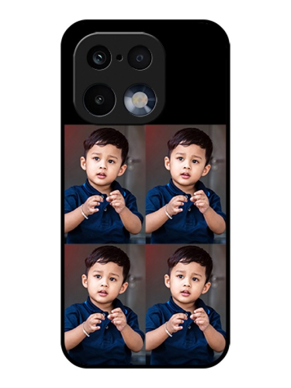 Custom Realme 16 Pro 5G Custom Glass Phone Case - 4 Image Holder Design