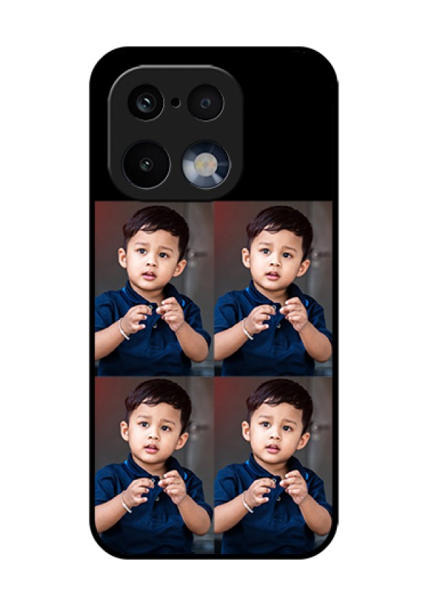 Realme 16 Pro 5G Custom Glass Phone Case - 4 Image Holder Design