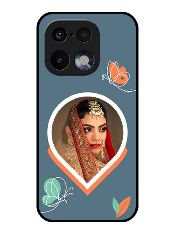 Custom Realme 16 Pro 5G Custom Glass Phone Case - Droplet Butterflies Design