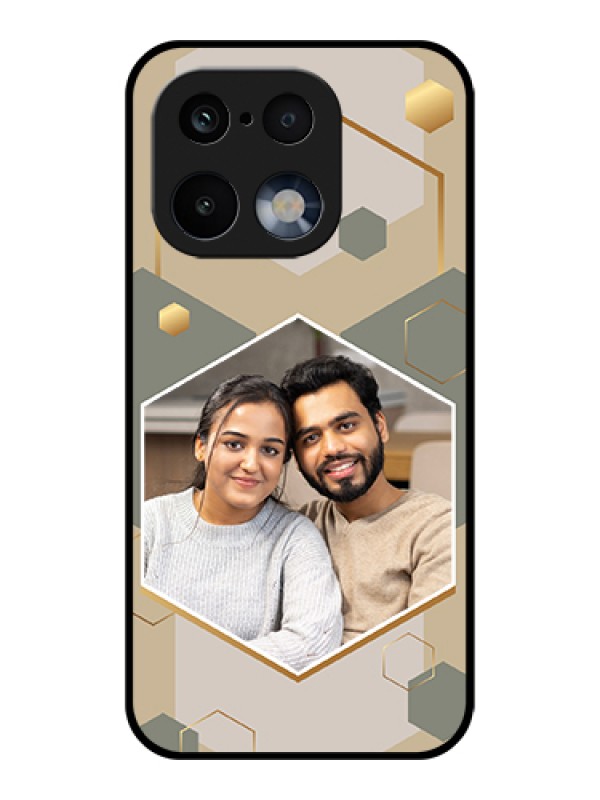 Custom Realme 16 Pro 5G Custom Glass Phone Case - Stylish Hexagon Pattern Design