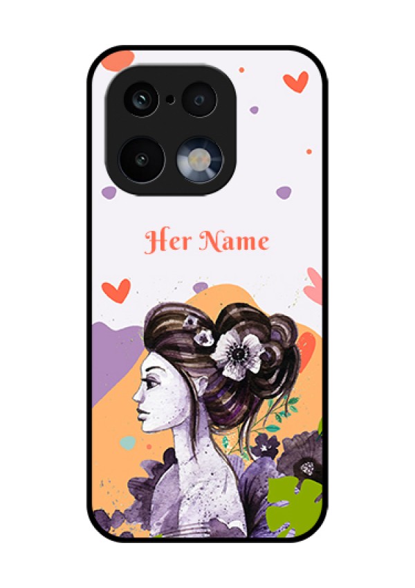 Realme 16 Pro 5G Custom Glass Phone Case - Woman And Nature Design