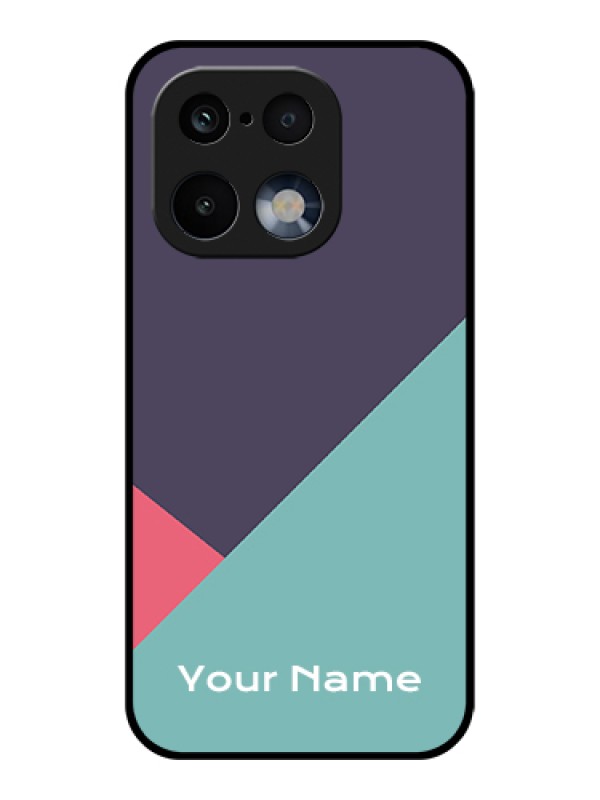 Custom Realme 16 Pro 5G Custom Glass Phone Case - Tri Color Abstract Design