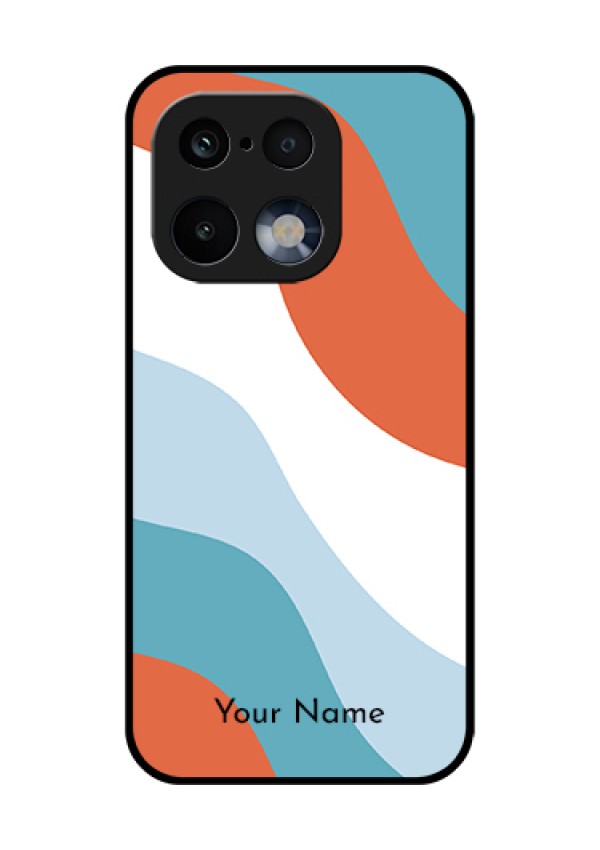 Realme 16 Pro 5G Custom Glass Phone Case - Coloured Waves Design