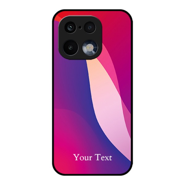 Realme 16 Pro 5G Custom Glass Phone Case - Digital Abstract Overlap Design
