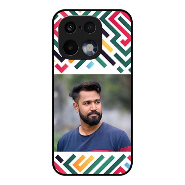 Realme 16 Pro 5G Custom Glass Phone Case - Colorful Maze Pattern Design Realme 16 Pro 5G Custom Glass Phone Case - Colorful Maze Pattern Design