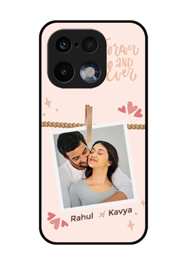 Realme 16 Pro 5G Custom Glass Phone Case - Forever And Ever Love Design