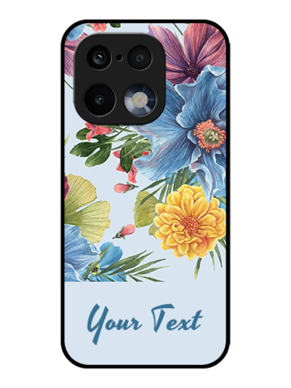 Custom Realme 16 Pro 5G Custom Glass Phone Case - Stunning Watercolored Flowers Painting Design