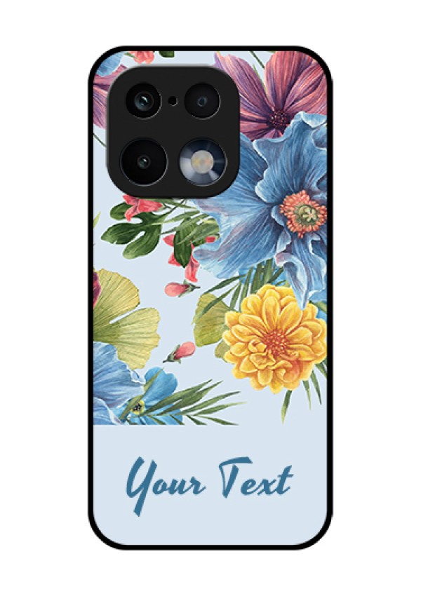 Realme 16 Pro 5G Custom Glass Phone Case - Stunning Watercolored Flowers Painting Design