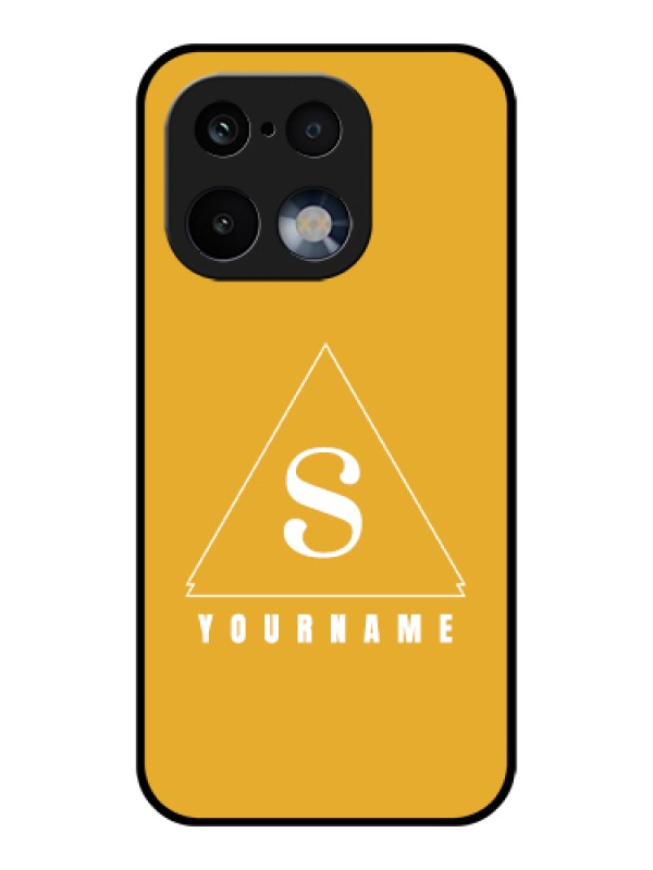 Custom Realme 16 Pro 5G Custom Glass Phone Case - Simple Triangle Design
