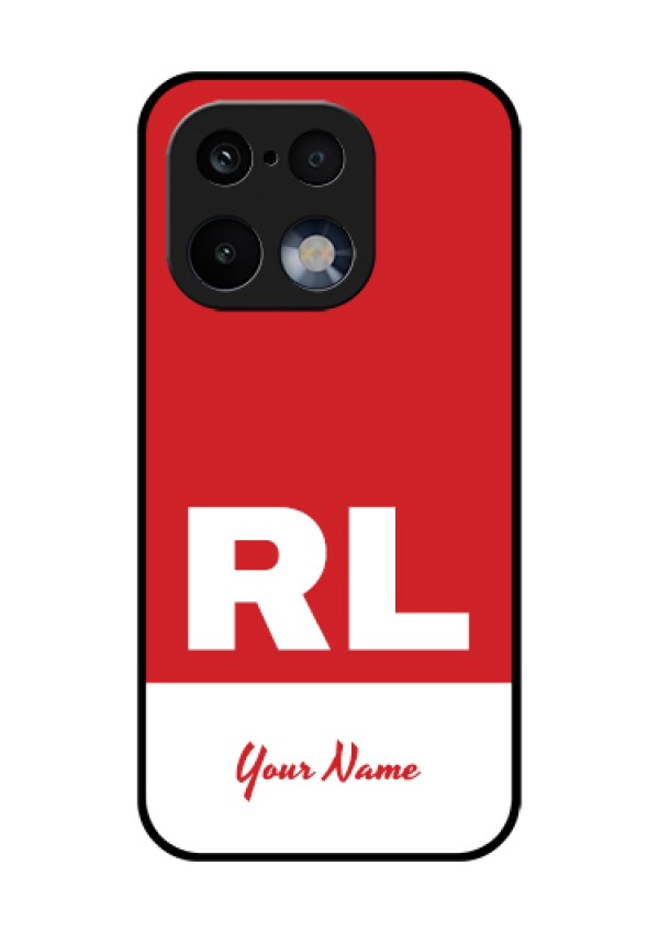 Realme 16 Pro 5G Custom Glass Phone Case - Dual Tone Custom Text Design