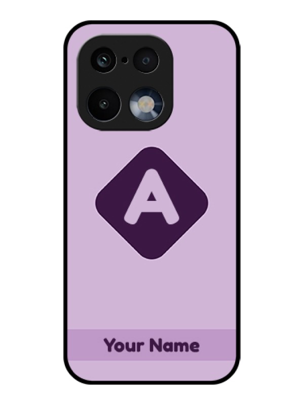 Custom Realme 16 Pro 5G Custom Glass Phone Case - Custom Letter In Curved Badge Design