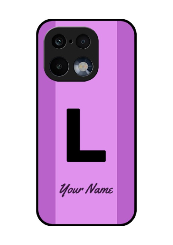 Realme 16 Pro 5G Custom Glass Phone Case - Tricolor Custom Text Design