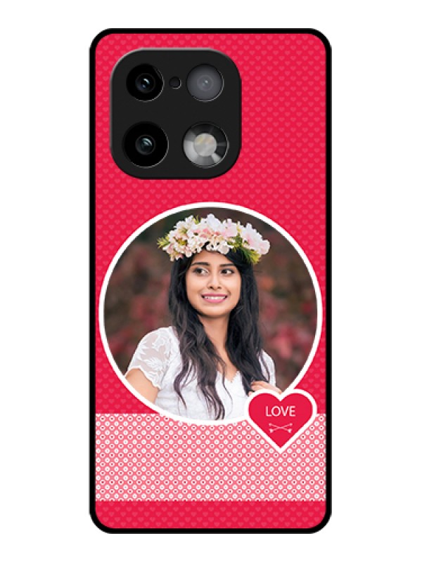 Custom Realme 16 Pro Plus 5G Custom Glass Phone Case - Pink Color Pattern Design