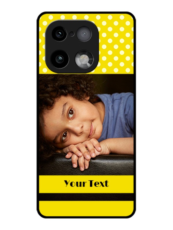 Custom Realme 16 Pro Plus 5G Custom Glass Phone Case - Bright Yellow Case Design