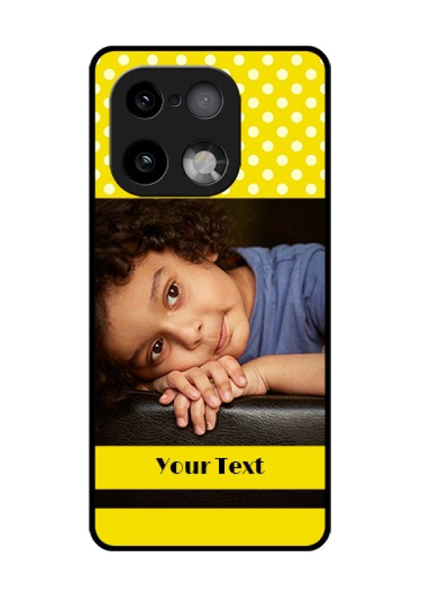 Realme 16 Pro Plus 5G Custom Glass Phone Case - Bright Yellow Case Design