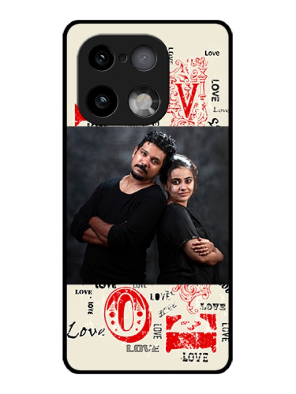 Custom Realme 16 Pro Plus 5G Custom Glass Phone Case - Trendy Love Design Case