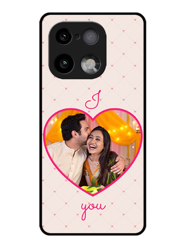 Custom Realme 16 Pro Plus 5G Custom Glass Phone Case - Heart Shape Design
