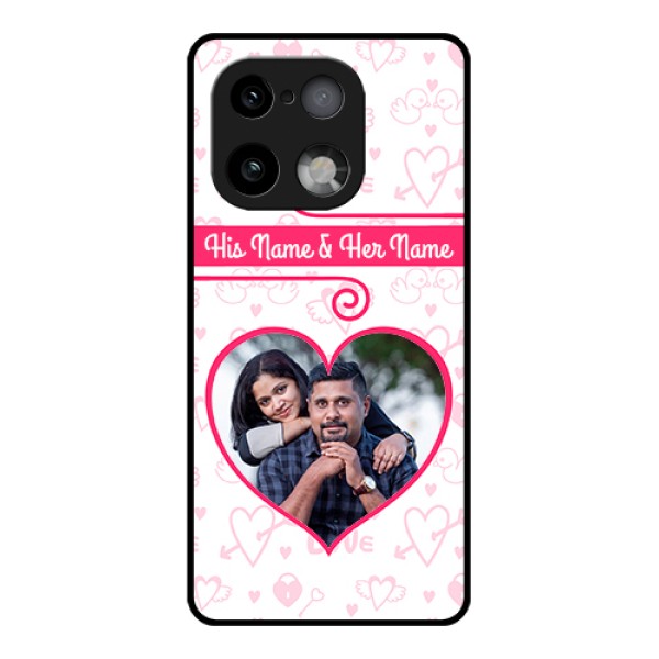 Realme 16 Pro Plus 5G Custom Glass Phone Case - Heart Shape Love Design Realme 16 Pro Plus 5G Custom Glass Phone Case - Heart Shape Love Design