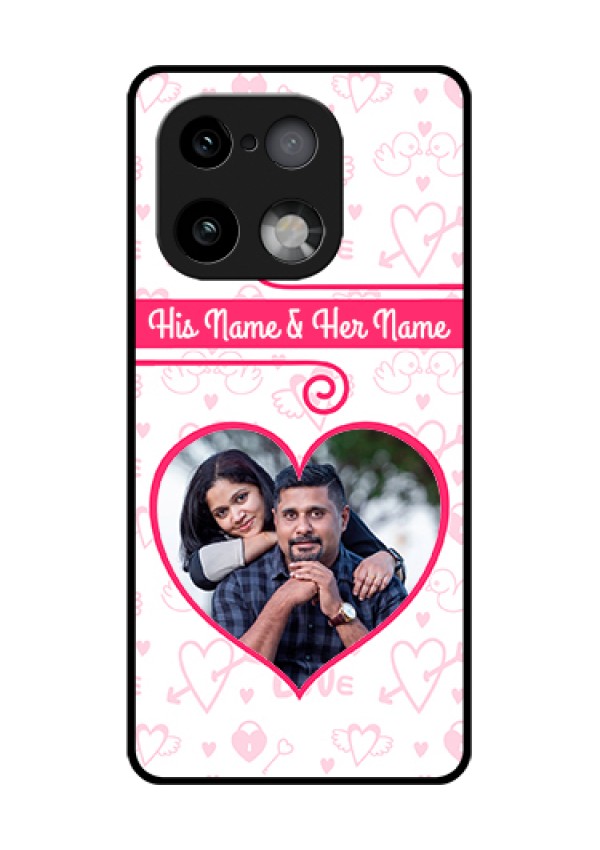 Realme 16 Pro Plus 5G Custom Glass Phone Case - Heart Shape Love Design