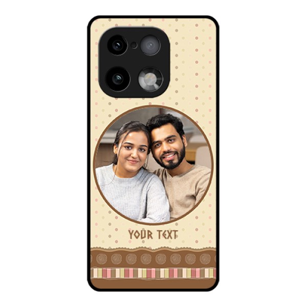 Realme 16 Pro Plus 5G Custom Glass Phone Case - Brown Dotted Mobile Case Design