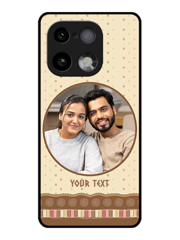 Custom Realme 16 Pro Plus 5G Custom Glass Phone Case - Brown Dotted Mobile Case Design