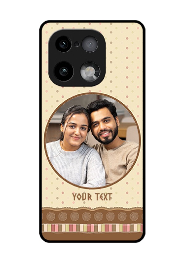 Realme 16 Pro Plus 5G Custom Glass Phone Case - Brown Dotted Mobile Case Design