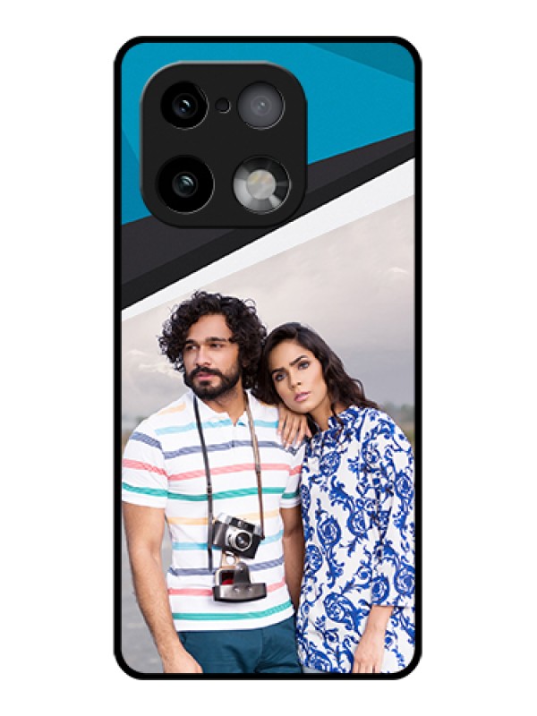 Custom Realme 16 Pro Plus 5G Custom Glass Phone Case - Simple Pattern Photo Upload Design