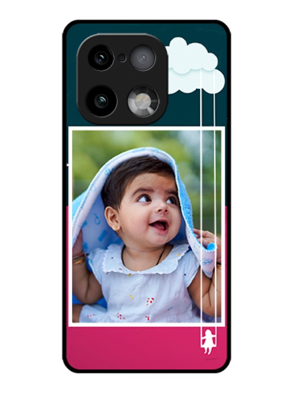 Custom Realme 16 Pro Plus 5G Custom Glass Phone Case - Cute Girl With Cloud Design