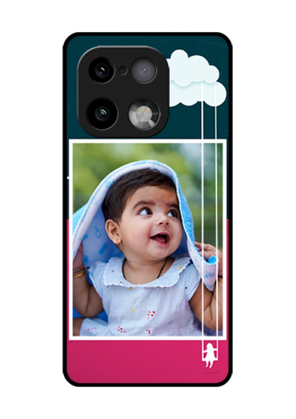 Realme 16 Pro Plus 5G Custom Glass Phone Case - Cute Girl With Cloud Design