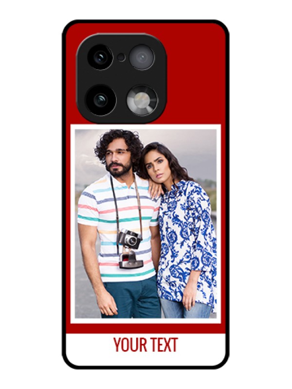 Custom Realme 16 Pro Plus 5G Custom Glass Phone Case - Red Color Design