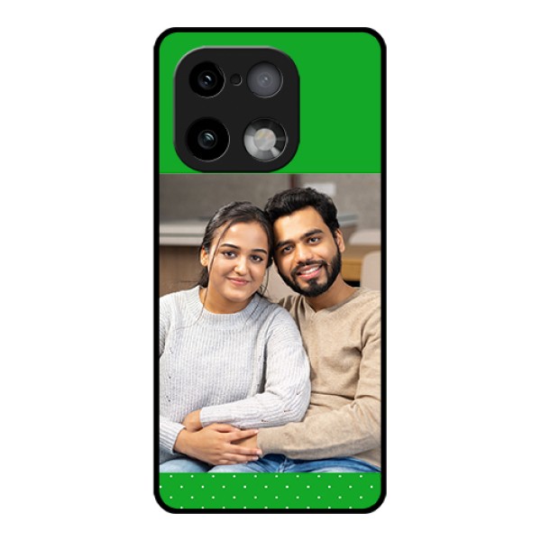 Realme 16 Pro Plus 5G Custom Glass Phone Case - Green Pattern Design