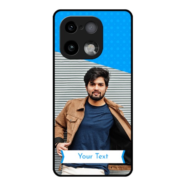 Realme 16 Pro Plus 5G Custom Glass Phone Case - Simple Blue Color Design