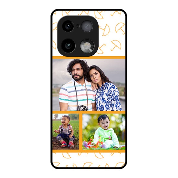 Realme 16 Pro Plus 5G Custom Glass Phone Case - Yellow Pattern Design