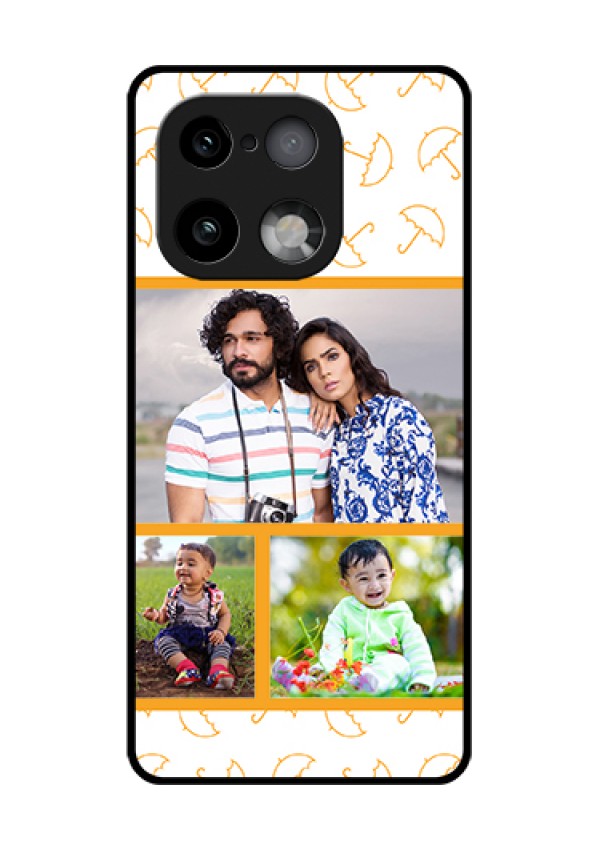 Realme 16 Pro Plus 5G Custom Glass Phone Case - Yellow Pattern Design