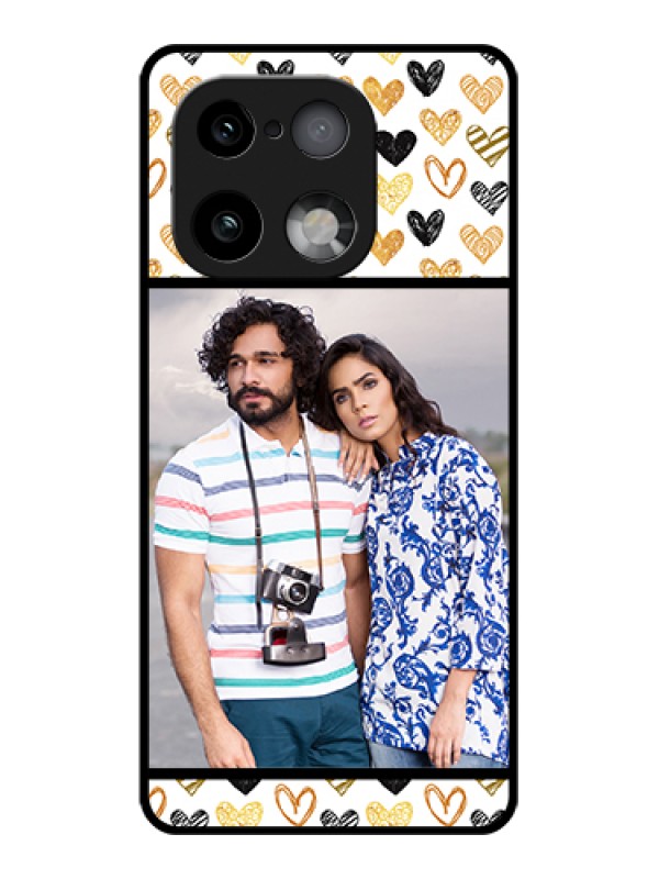 Custom Realme 16 Pro Plus 5G Custom Glass Phone Case - Love Symbol Design