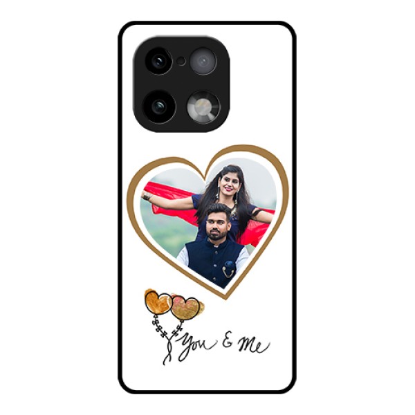 Realme 16 Pro Plus 5G Custom Glass Phone Case - You & Me Design