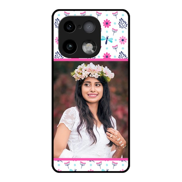 Realme 16 Pro Plus 5G Custom Glass Phone Case - Colorful Flower Design