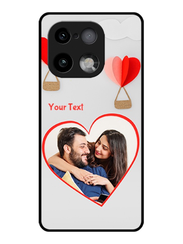 Custom Realme 16 Pro Plus 5G Custom Glass Phone Case - Parachute Love Design