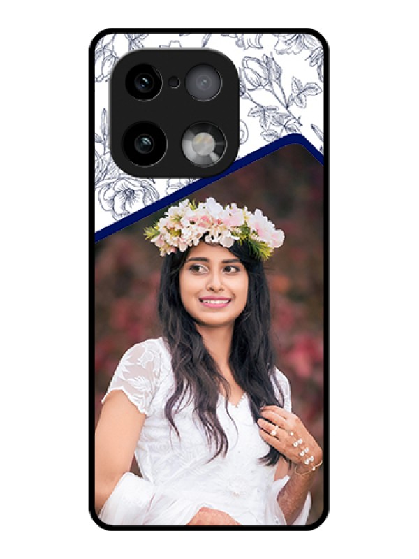 Custom Realme 16 Pro Plus 5G Custom Glass Phone Case - Classy Floral Design
