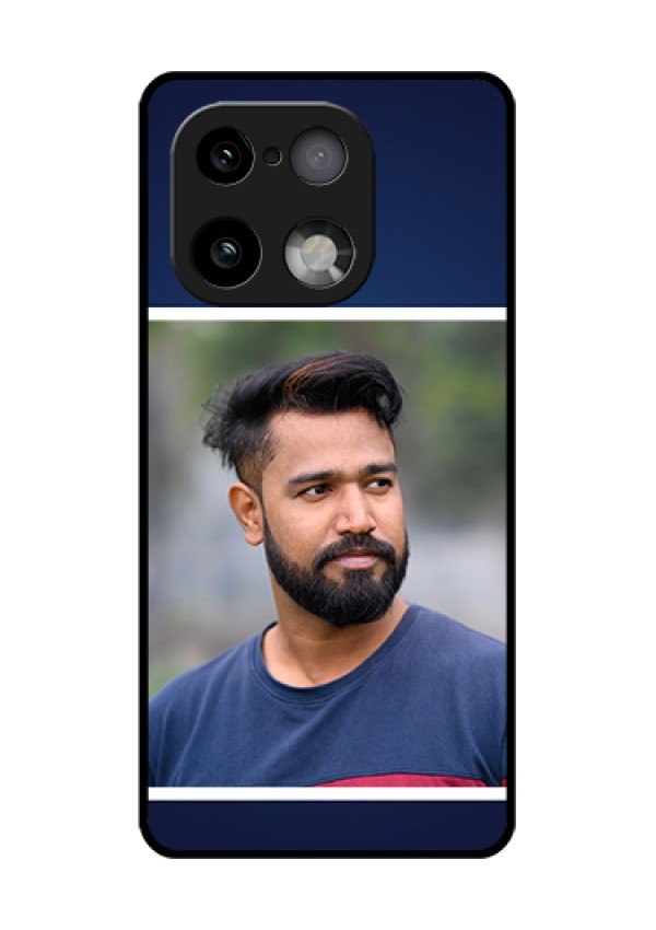 Realme 16 Pro Plus 5G Custom Glass Phone Case - Simple Royal Blue Design