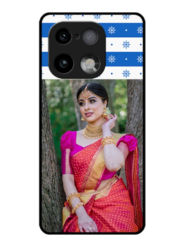 Custom Realme 16 Pro Plus 5G Custom Glass Phone Case - Snow Pattern Design