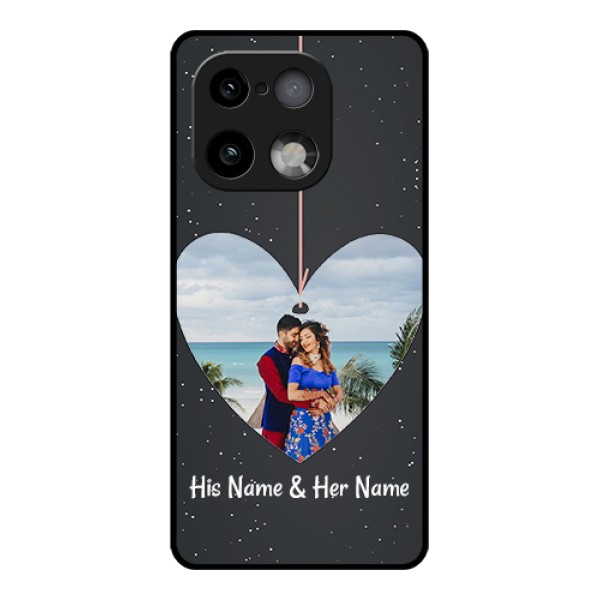 Realme 16 Pro Plus 5G Custom Glass Phone Case - Hanging Heart Design