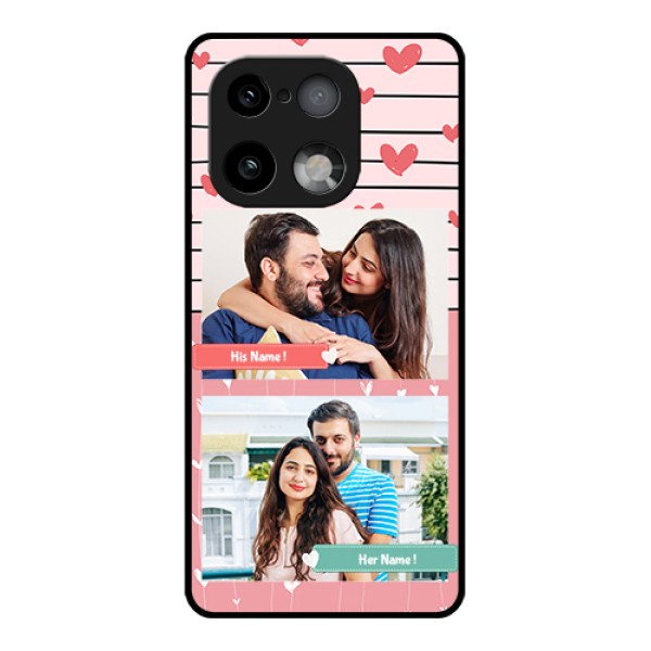 Realme 16 Pro Plus 5G Custom Glass Phone Case - Photo With Heart Design