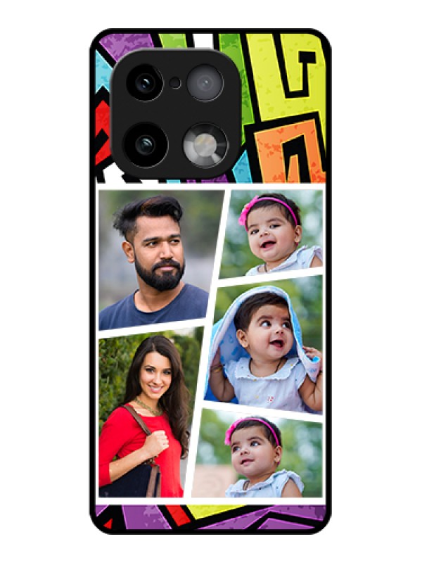 Custom Realme 16 Pro Plus 5G Custom Glass Phone Case - Graffiti Pattern Design