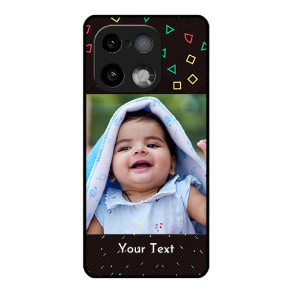 Realme 16 Pro Plus 5G Custom Glass Phone Case - With Confetti Birthday Design Realme 16 Pro Plus 5G Custom Glass Phone Case - With Confetti Birthday Design