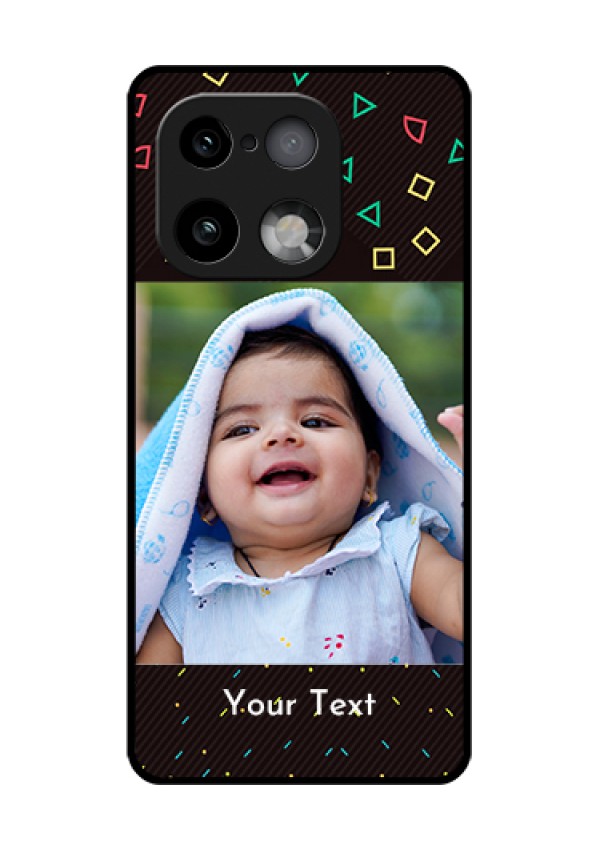 Realme 16 Pro Plus 5G Custom Glass Phone Case - With Confetti Birthday Design