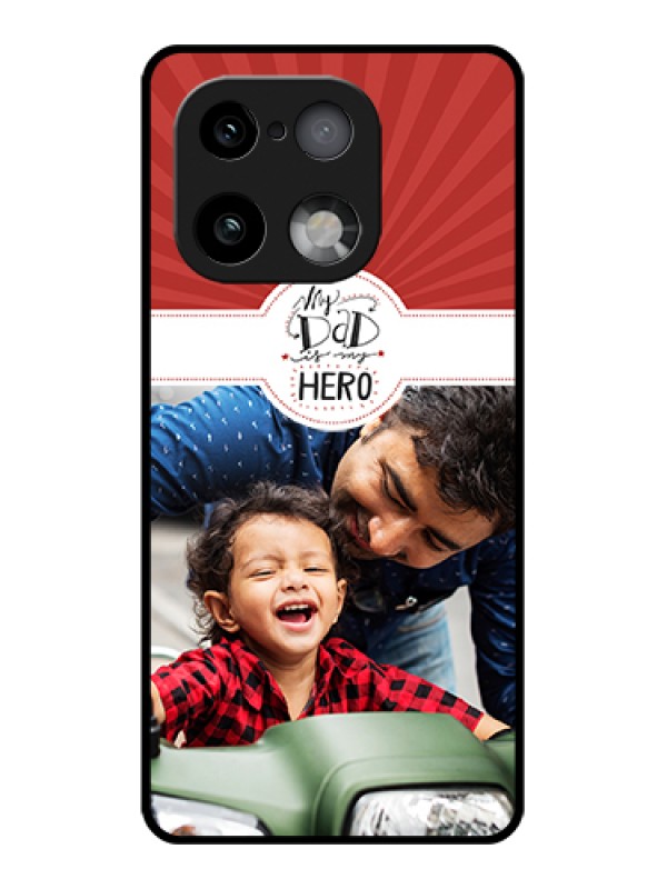 Custom Realme 16 Pro Plus 5G Custom Glass Phone Case - My Dad Hero Design