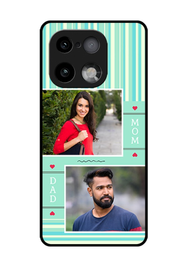Realme 16 Pro Plus 5G Custom Glass Phone Case - Mom & Dad Pic Design